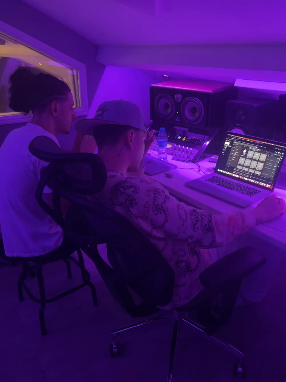 London recording studio session